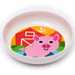 French Bull 4Pc Toddler Kids Feeding Melamine Tableware Flatware Bpa Free Dishwasher Safe, Durable Plate, Cup, Bowl, Divided Tra