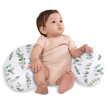 Little Grape Land Nursing Pillow,Upgraded Breast Feeding Pillow for Mom,Breastfeeding & Bottle Feeding for 0-17 Months, Soft Mac