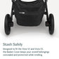 Uppababy Basket Cover For Vista V2 And Vista V3 Strollers - Protects And Conceals Belongings - Easy Attachment And Access - Wate