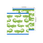 Original Kids Wash Cloth - Bath Time In A While Crocodile Set Of 12 Washcloths - 100% Cotton Jacquard Super Soft Colorful Absorb