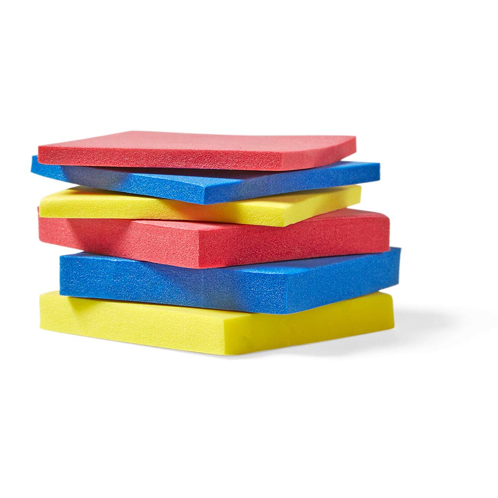 hand2mind Foam Attribute Blocks Student Kit, Geometry Set, Preschool Learning, Manipulatives for Preschool, Montessori Math, Sha