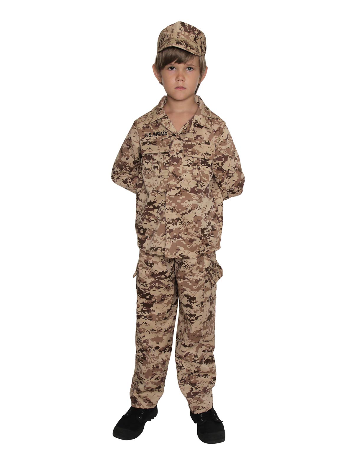 Army Costume For Kids Soldier Costume Military Costumes For Boys-Ldesert-M
