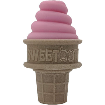 SweeTooth Ice Cream Cone Shaped Baby Teether - Pretty Pink