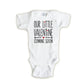 Little Valentine Baby Announcement Onesie, Valentine'S Day Pregnancy Reveal