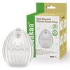 Haakaa Shell Wearable Hands-Free Manual Breast Pump/Milk Collector (2.5 Oz/75 Ml, 4 Oz/120 Ml) - Medical-Grade Silicone - Compac