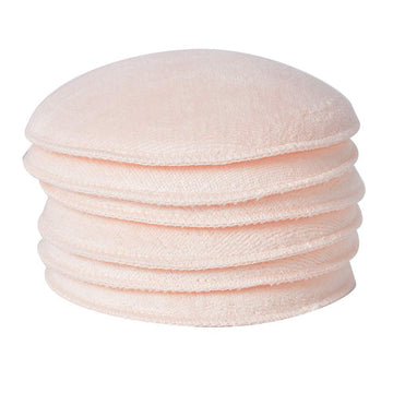 6Pcs Nursing Breast Pads, Reusable Nursing Pads Washable Soft Absorbent Nursing Pads For Every Day And Night Use For Breastfeedi