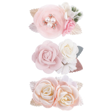 Flower Hair Clip Bfnaagirl Baby Girl Hair Bows Hair Accessories Alligator Clips For Infants Toddlers Gift (One Size, Flower8058)