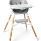Skip Hop Baby High Chair, Eon 4-in-1, Grey/White
