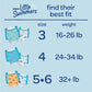 Huggies Little Swimmers Disposable Swim Diapers, Size 3 (16-26 Lbs), 20 Ct