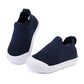 Baby Walking Shoes First Boy Girl Walker Infant Sock Tennis Mesh Sneakers Breathable 6 9 12 18 24 Months Navy Size 6-12 Months I