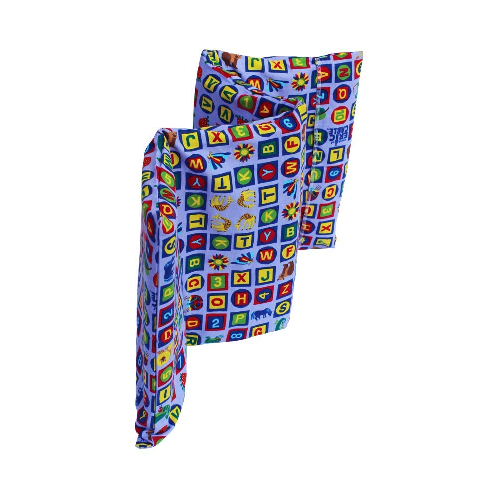 Kindermat + Eric Carle Kinderbundle - Abc & 123 - Full Nap Mat & Washable Cover, Special Edition - 47' X 22', Value Bundle, Gr