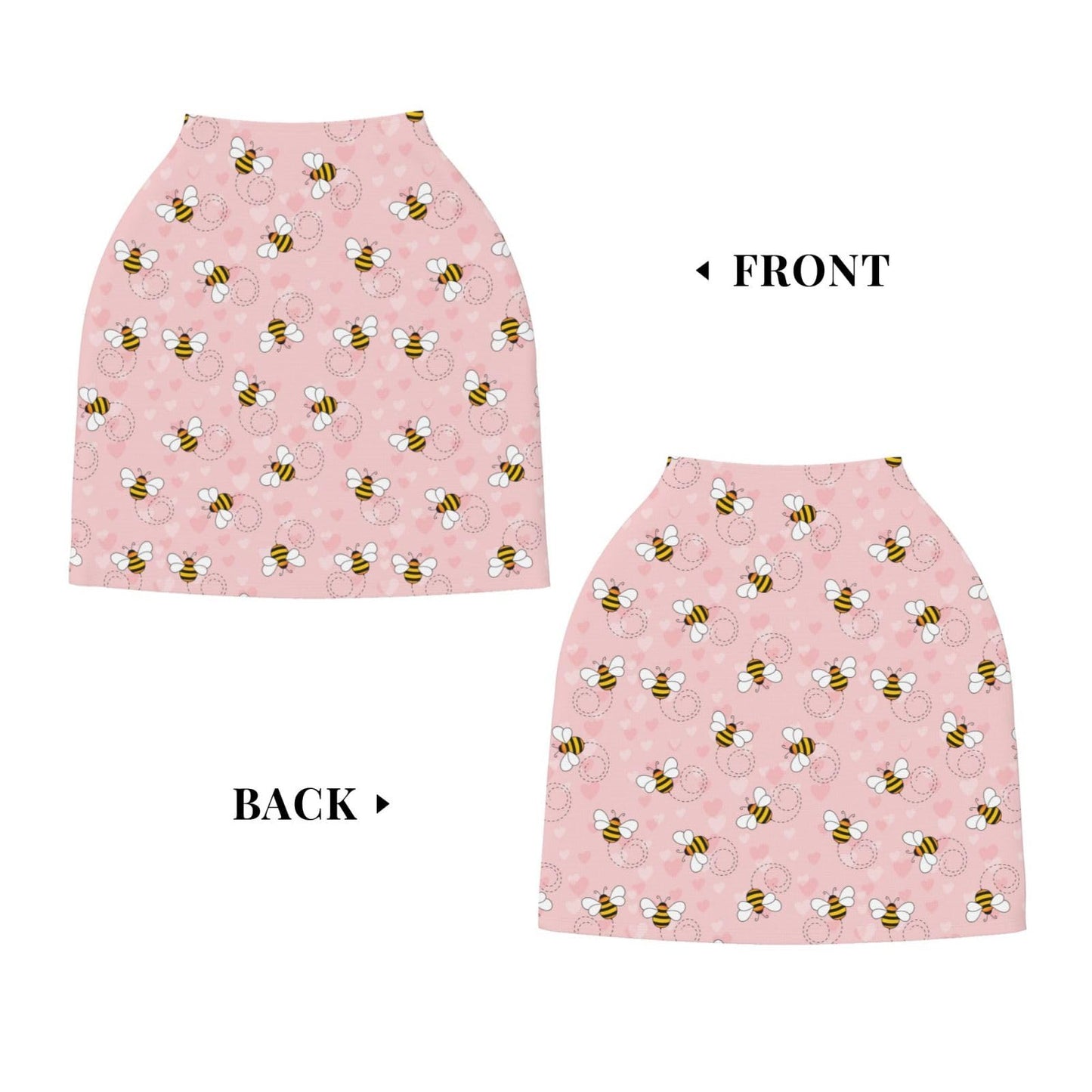 Cute Bee Baby Stuff Car Seat Covers Baby Multi-Use Car Seat Canopy Carrier Cover, Breathable Breastfeeding Cover Boys & Girls