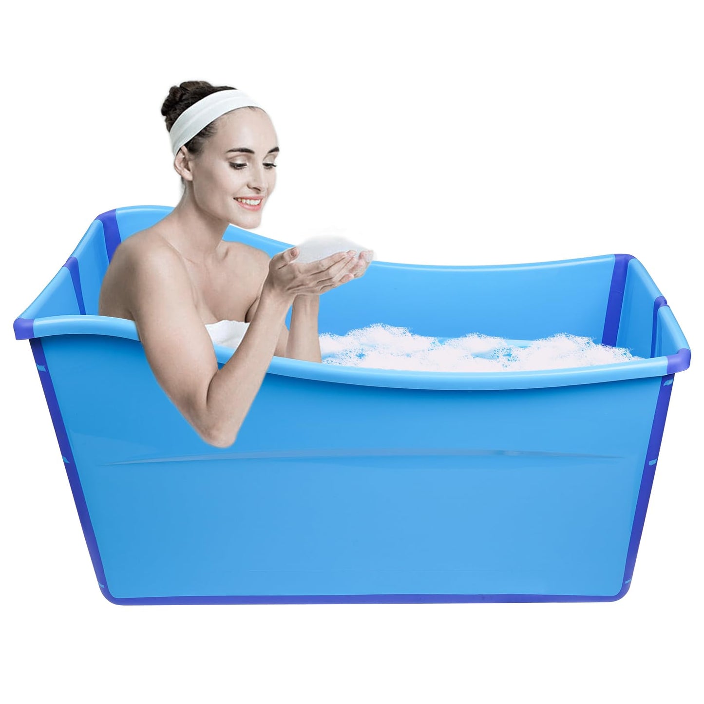 Large Size Portable Ice Bath Tub For Toddler Teenager Twins Pets And Small Adults, Foldable Ice Bath Tub For Both At Home And On