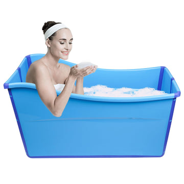 Large Size Portable Ice Bath Tub For Toddler Teenager Twins Pets And Small Adults, Foldable Ice Bath Tub For Both At Home And On