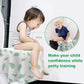 Toilet Seat Covers Disposable, Famard Extra Large Portable Potty Seat Covers For Toddlers, Soft And Waterproof Travel Potty Trai
