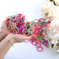 Elihair Kids Baby Hair Ties For Girls Ponytail Holder Hair Elastics Bands 3Cm For Child Toddler Curly Hair(100Pcs Kids Coco)