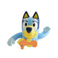 Toomies Bluey Swimming Bath Toy - Bluey Toys Includes Attached Seahorse Baby Toy and Swims on Back or Front - Toddler Bath Toys