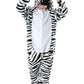 CuteOn Zebra Onesie Kids Animal Pajamas for Boys Girls Halloween Christmas Costume Height for 100cm