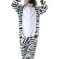 CuteOn Zebra Onesie Kids Animal Pajamas for Boys Girls Halloween Christmas Costume Height for 110cm