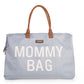 Childhome The Original Mommy Bag - Large Baby Diaper Bag, Mommy Hospital Tote and Travel Tote, Pregnancy Must Haves (Mommy Grey)