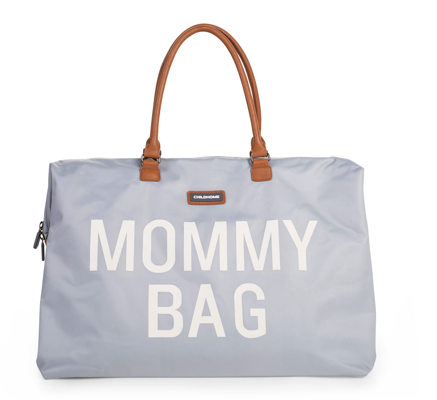 Childhome The Original Mommy Bag - Large Baby Diaper Bag, Mommy Hospital Tote and Travel Tote, Pregnancy Must Haves (Mommy Grey)