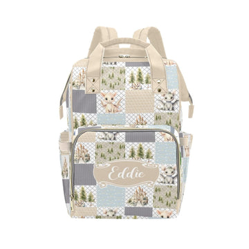 Noverbibi Custom Diaper Bag for baby Customized Dragon and Castle Baby Bag Personalized Nursing Bags with Name Custom Name Mommy