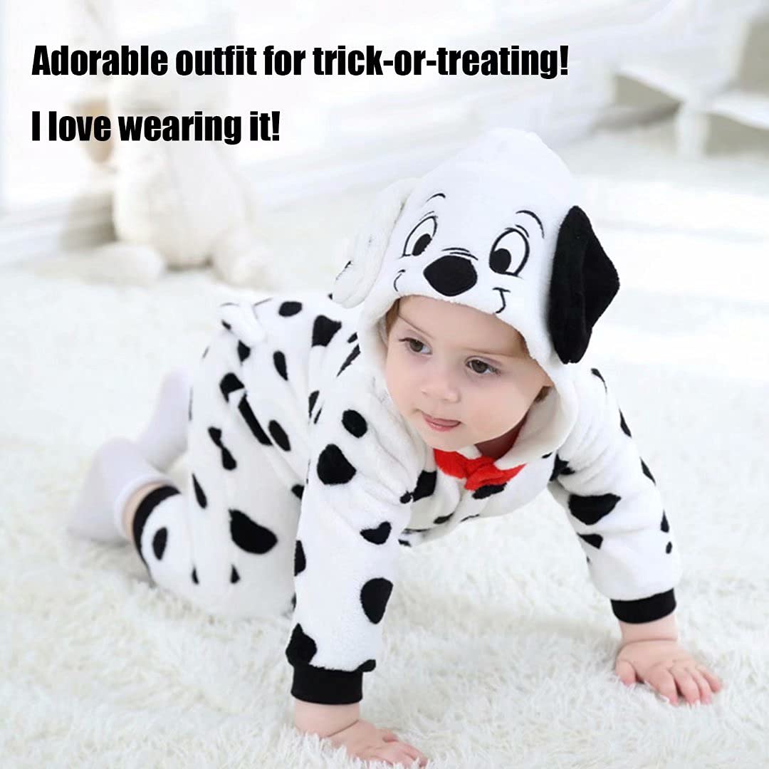 Abtshu Baby Dalmatian Dog Costumes Toddler Halloween Dress Up Outfit 30-36Months