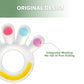 Haakaa Palm Teether - Soft Silicone Baby Soothing Teether Pacifier - Frozen Teething Toy for 3M+ Babies - BPA Free (1 Pack)