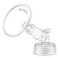 1X 10 Mm Maymom Two-Piece Wide Neck Pump Parts For Spectra S1/S2 Pumps; Incl Wide Mouth Flanges; Not Original Spectra Flange