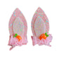 Baby Girls Carrot Hair Clips Pin Easter Bunny HairClips Carrot Hair Barrettes Pin JHE27 (Pink Ear)