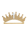 Baby Birthday Hair Clips Pin Birthday Girls Hairclips Cake Crown Girls Hairpin JBC34 (Gold Crown-1)