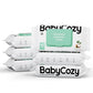 Baby Wipes, Cleansing & Moisturizing 2-In-1 Babycozy Sensitive , 100% Plant Fiber & Biodegradable, Hypoallergenic Baby Coconut W