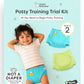 Superbottoms Padded Underwear Trial Kit, Pack Of 2 Potty Training Pants For Toddlers & Babies, Holds 1 Pee, 9 Months4 Yearss (L