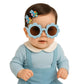 BellaStella Cute Design Sunglasses and Hair Clip Set Fashion Gradient Blue Shades Hair Accessories for Baby Boys & Girls (Pack o