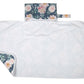 Sigzagor Baby Diaper Changing Mat Pad Portable Foldable Washable Compact Travel Nappy Waterproof Play Mat 30inx18.5in for Girls 