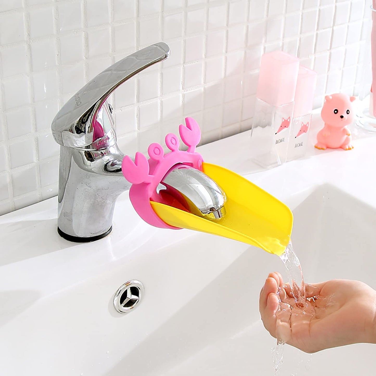Faucet Extender, 2 Pack Sink Extender, Sink Extender For Hand Washing, Sink Wash Helper, Hand Wash Helper, Silicone Sink Extende