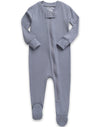 Vaenait Baby Toddler Boys Girls Solid Footie Pajama Cozy Modal Grey 0-3M