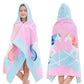 Bavilk Kids Hooded Bath Beach Towel Girls Boys Swim Pool Cover Up Super Absorbent Cute Cartoon Animal Full Vitality (Lucky Unico