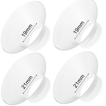 Gotocut Flange Inserts 19 Mm 21 Mm Compatible With For M5/M6/M9/V1 Pro/V2 Pro/V1/V2 Momcozy Breast Pump, Short Flange Insert For