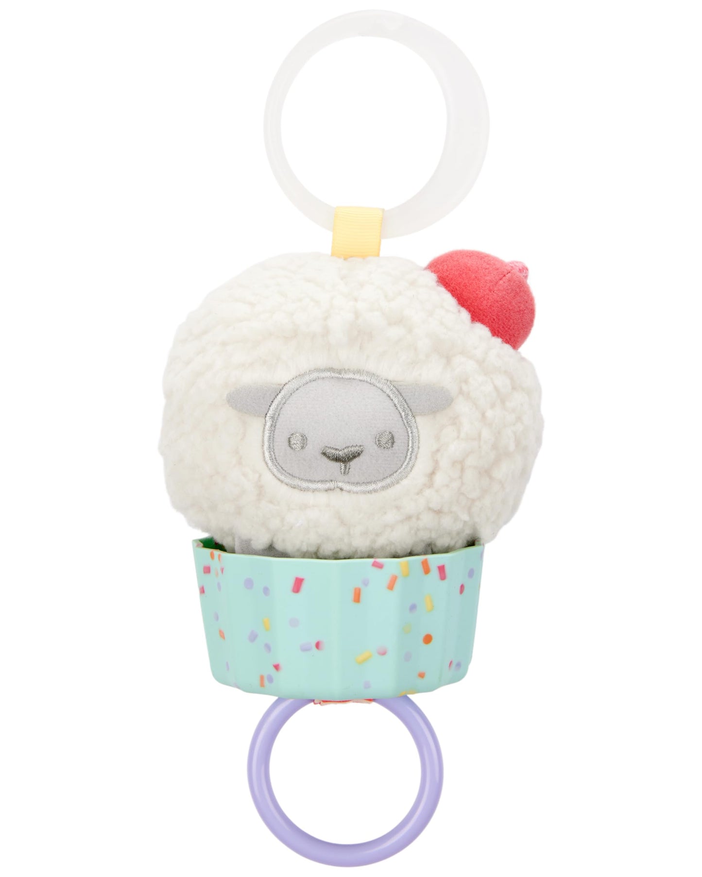Skip Hop Baby Car Seat Toy and Stroller Toy for Multi Sensory Play with Jingle Sound and Vibration Sweet Sheep Jitter Age 0+