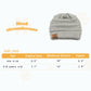 Durio Soft Warm Knitted Baby Hats Caps Cute Cozy Chunky Winter Infant Toddler Baby Beanies For Boys Girls 3 Pack Black & Light G