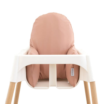 Yeah Baby Goods Wipeable Ikea Antilop Highchair Cushion Cover (Terracotta) - Soft, Waterproof Baby High Chair Cover