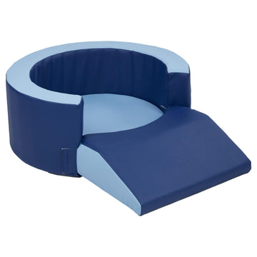 Factory Direct Partners 10422-NVPB SoftScape Lil Personal Space, Cozy and Safe Foam Retreat for Babies and Toddlers to Read, Sna