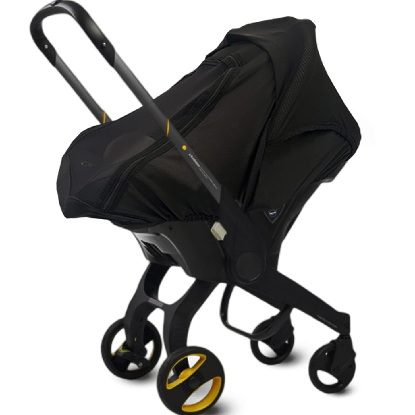 Car Seat Cover for Babies Sunshade Protection - CarSeat-Covers Canopy w/Privacy Sun Shade & Peep Window Breathable & Stretchable