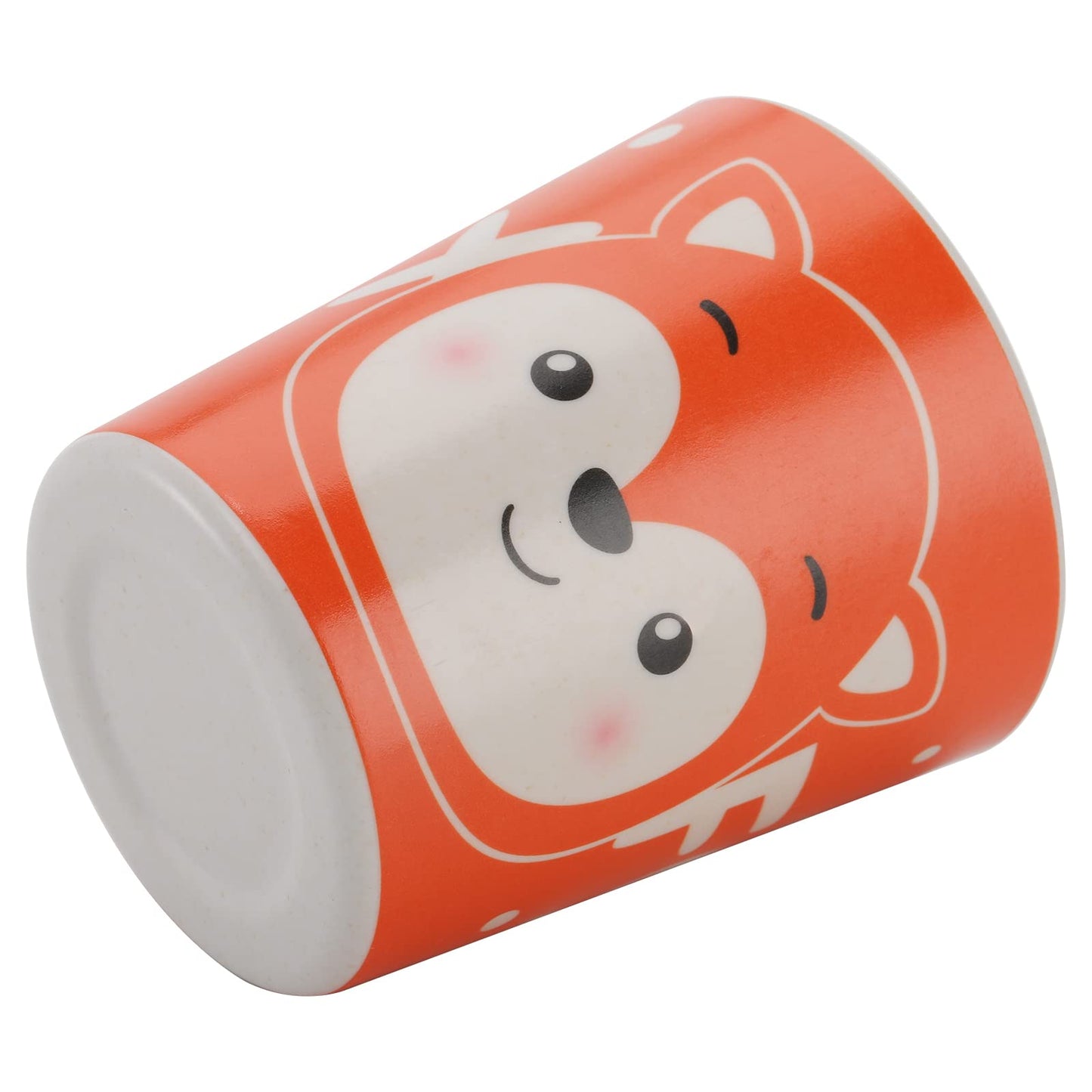 Lyellfe 8 Pack Bamboo Kids Cup, Super Cute Cartoon Drinking Cups For Kids, 6 Oz Bpa Free Stackable Fun Kids Cups For Home, Party