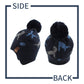 Kids Winter Pompom Hat Scarf Set Warm Knitted Toddler Fleece Cap Baby Girl Twist Earflap Hats (Dinosaur Navy Hat,Xs)