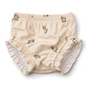 LDIOIF Infant Baby Girls Swim Diapers Washable Reusable Swimming Diaper BPA Free Swimmers Cherry Ruffle Waterproof Swim Pants