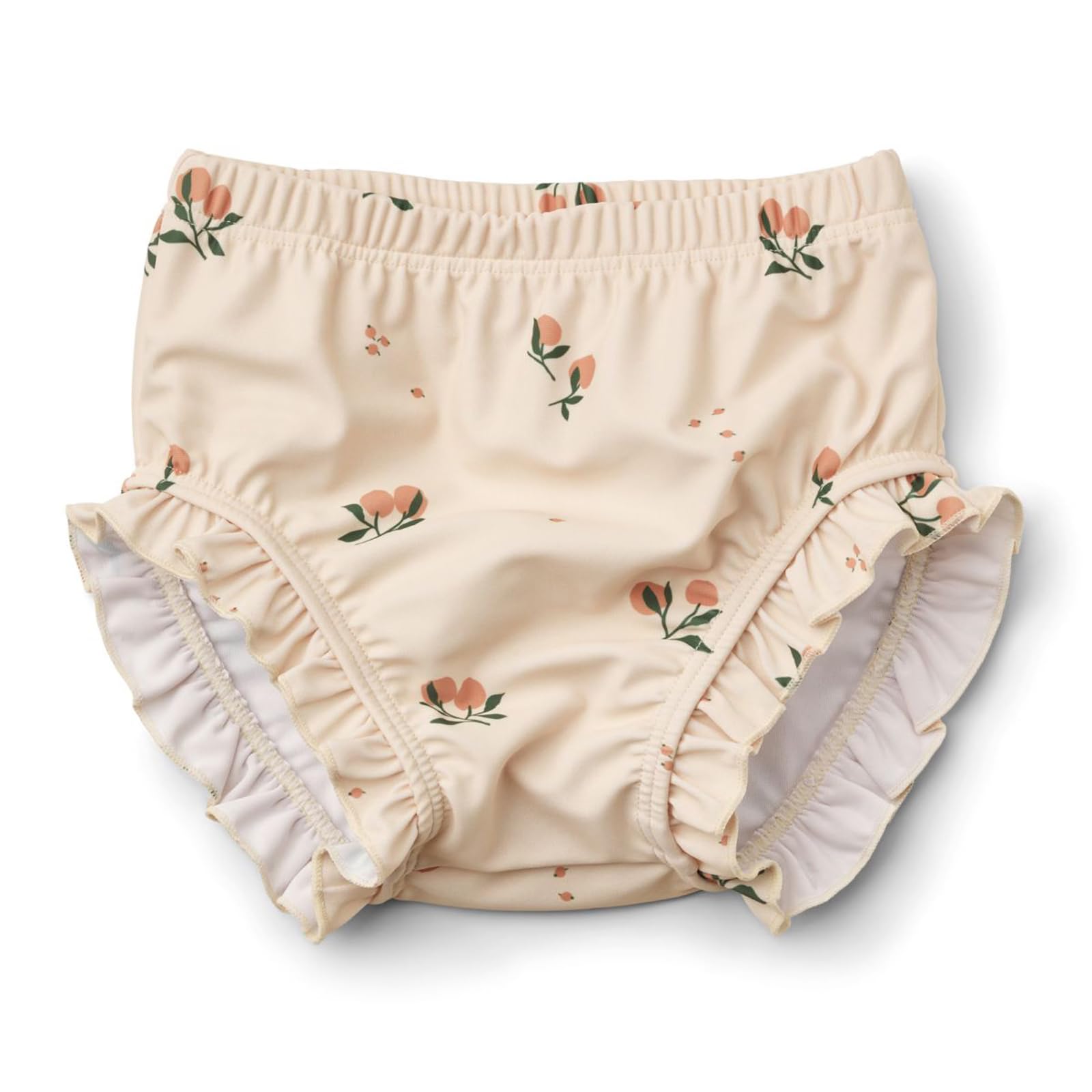 LDIOIF Infant Baby Girls Swim Diapers Washable Reusable Swimming Diaper BPA Free Swimmers Cherry Ruffle Waterproof Swim Pants