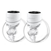 Mcadero M6 Electric Breast Pump,4 Mode & 12 Levels,Led Display, Wearable Hands-Free Breast Pump,Portable Breast Pump (White M6-N