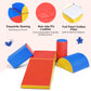 Costzon Crawl And Climb Foam Play Set, Colorful Fun Foam Play Set, 5 Piece Lightweight Interactive Set, Childrens Software Compo